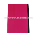 New products 2016 hot black and white stripe raw materials of notebook for wholesale